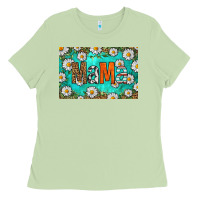 Western Daisy Mama Skinny Metal Can Holder Ladies Tee | Teevron