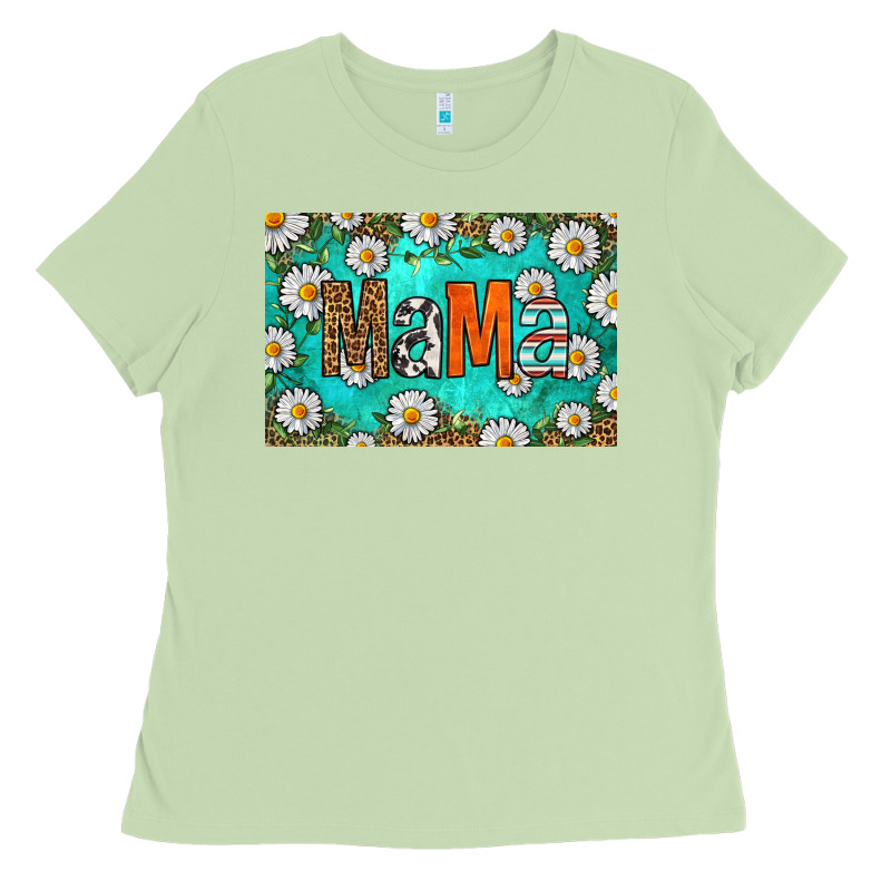 Western Daisy Mama Skinny Metal Can Holder Ladies Tee by HRA Design Shop | Teevron