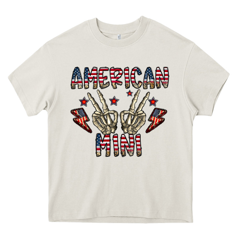 American Mini Heavy Core Tee by CowhideDigitalArt | Teevron