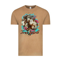 Vintage Camel free spirit mustang horse Vintage Tee - LillyAllenDesigns