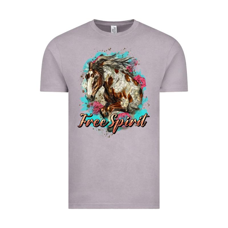 Free Spirit Mustang Horse Vintage Tee by LillyAllenDesigns | Teevron