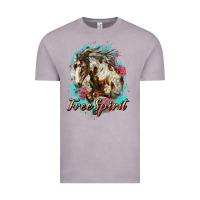 Vintage Zinc free spirit mustang horse Vintage Tee - LillyAllenDesigns