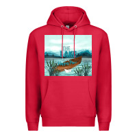 Cardinal the lake is my happy place Premium Hoodie - TumblerDesignByShophia