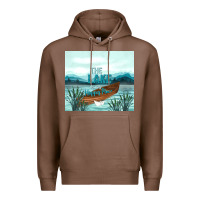 Chestnut the lake is my happy place Premium Hoodie - TumblerDesignByShophia