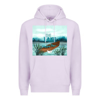Lilac the lake is my happy place Premium Hoodie - TumblerDesignByShophia