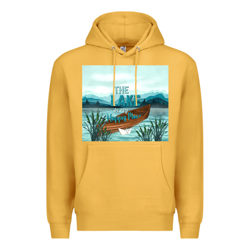 The Lake Is My Happy Place Premium Hoodie by TumblerDesignByShophia | Teevron