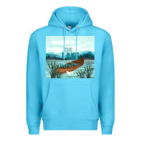 Ocean Blue the lake is my happy place Premium Hoodie - TumblerDesignByShophia