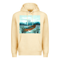 Pina Colada the lake is my happy place Premium Hoodie - TumblerDesignByShophia