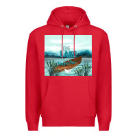 Red the lake is my happy place Premium Hoodie - TumblerDesignByShophia