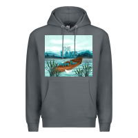 Rock the lake is my happy place Premium Hoodie - TumblerDesignByShophia