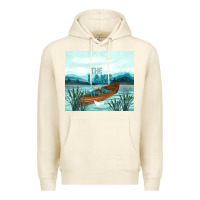 Sandshell the lake is my happy place Premium Hoodie - TumblerDesignByShophia