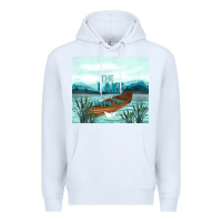 White the lake is my happy place Premium Hoodie - TumblerDesignByShophia