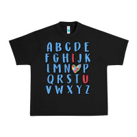Black alphabet autism awareness Urban Heavy Tee - MaliasSmallBusiness