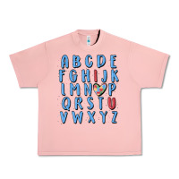 Salmon alphabet autism awareness Urban Heavy Tee - MaliasSmallBusiness