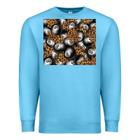 Ocean Blue pool with leopard tumbler tbs Premium Sweatshirt - TumblerDesignByShophia
