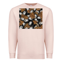 Pale Pink pool with leopard tumbler tbs Premium Sweatshirt - TumblerDesignByShophia