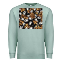 Seafoam pool with leopard tumbler tbs Premium Sweatshirt - TumblerDesignByShophia