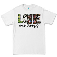 White love our troops Premium Tee - CowhideDigitalArt