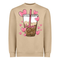 Mushroom valentine coffee lover Heavyweight Sweatshirt - MaliasSmallBusiness