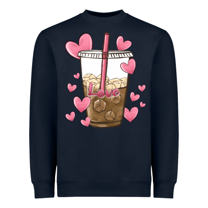 Valentine Coffee Lover Heavyweight Sweatshirt by MaliasSmallBusiness | Teevron