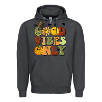 Smoke halloween good vibes only Zipper Hoodie - BarkalooDesign