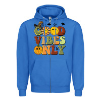 True Royal halloween good vibes only Zipper Hoodie - BarkalooDesign
