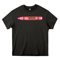 Asphalt pink crayon fa element Heavy Core Tee - FaDigitalArtStudio