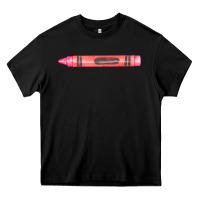 Black pink crayon fa element Heavy Core Tee - FaDigitalArtStudio
