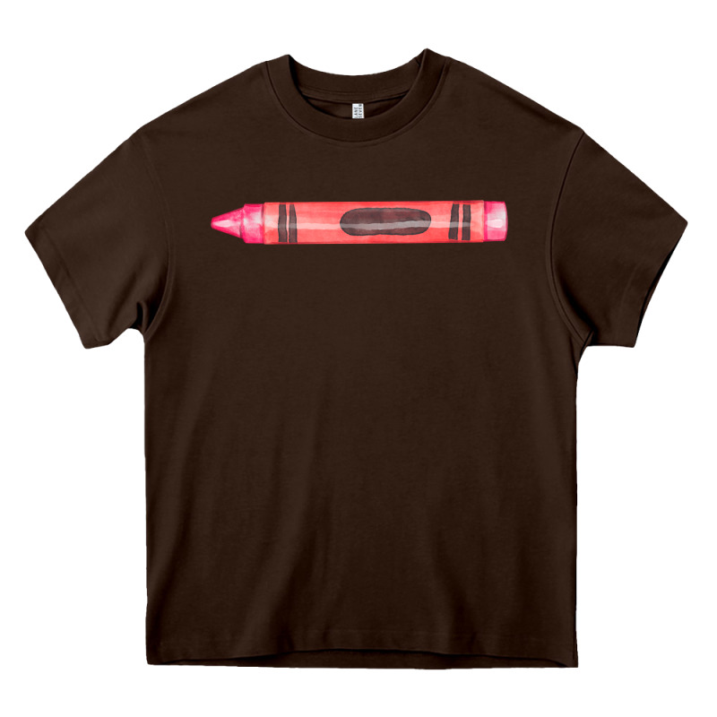 Pink Crayon Fa Element Heavy Core Tee by FaDigitalArtStudio | Teevron