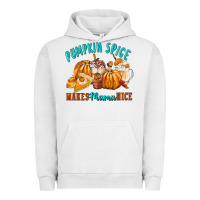 Pigment Lunar Rock Pumpkin Spice Make Mama Nice Urban Hoodie - FaDigitalArtStudio