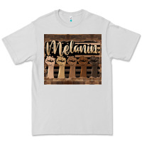 Dove Grey melanin American flag Premium Tee - HRA Design Shop