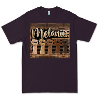 Plum melanin American flag Premium Tee - HRA Design Shop