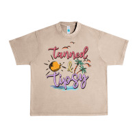 French Oak tanned and tipsy Urban Heavy Tee - MaliasSmallBusiness