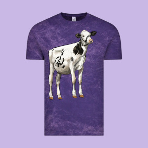 Holstein Heifer Vintage Tee Designed By Lillyallendesigns