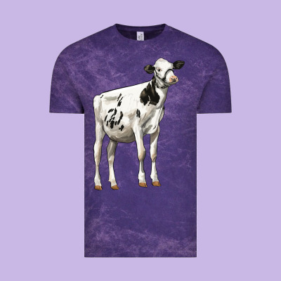 Holstein Heifer Vintage Tee Designed By Lillyallendesigns
