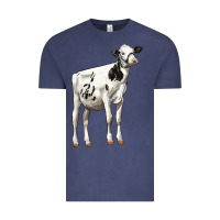 Vintage Denim Holstein Heifer Vintage Tee - LillyAllenDesigns