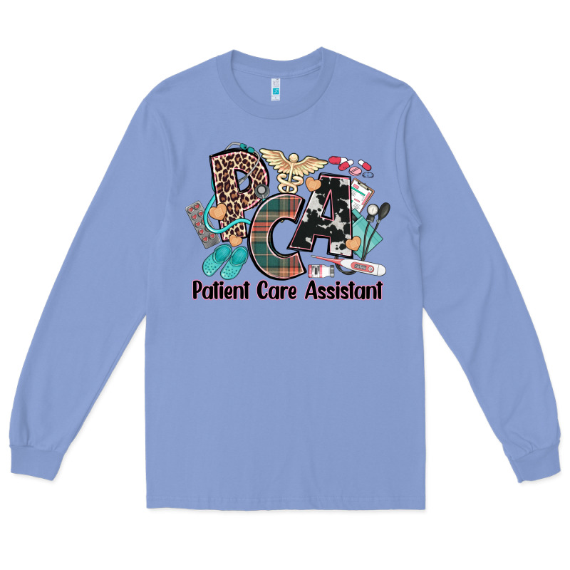 Pca Patient Care Assistant Western Long Sleeve Tee by NancyCooperArtShop | Teevron