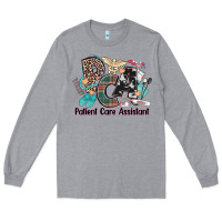 Heather Grey pca patient care assistant western Long Sleeve Tee - NancyCooperArtShop