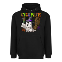 Black Cycopath Heavyweight Hoodie - NancyCooperArtShop