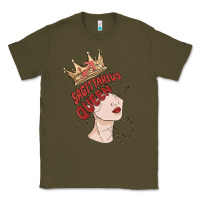 Army Green sagittarius queen Classic Tee - MaliasSmallBusiness