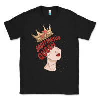 Black sagittarius queen Classic Tee - MaliasSmallBusiness
