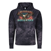 Cloud Black legendary born free eagle Vintage Hoodie - NancyCooperArtShop