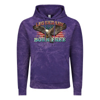 Cloud Purple legendary born free eagle Vintage Hoodie - NancyCooperArtShop
