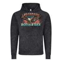 Vintage Black legendary born free eagle Vintage Hoodie - NancyCooperArtShop