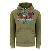 Vintage Olive legendary born free eagle Vintage Hoodie - NancyCooperArtShop