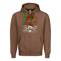 Chestnut dead inside but jolly af Zipper Hoodie - BarkalooDesign