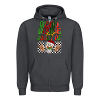 Smoke dead inside but jolly af Zipper Hoodie - BarkalooDesign
