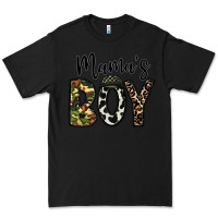 Black mama's boy Premium Tee - CowhideDigitalArt