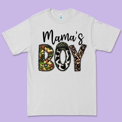 Mama's Boy Premium Tee Designed By Cowhidedigitalart