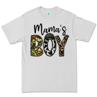 Dove Grey mama's boy Premium Tee - CowhideDigitalArt